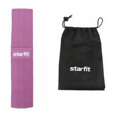 Мини-эспандер STARFIT ES-204, высокая нагрузка, текстиль, фиолетовый пастель