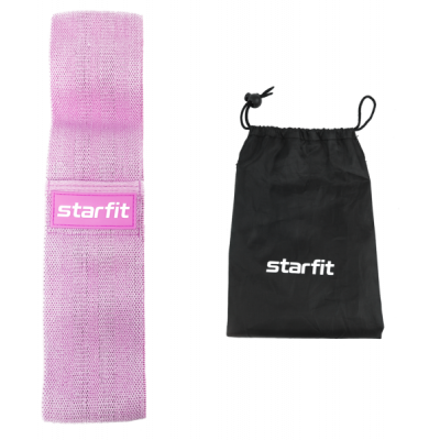 Мини-эспандер STARFIT ES-204, низкая нагрузка, текстиль, розовый пастель