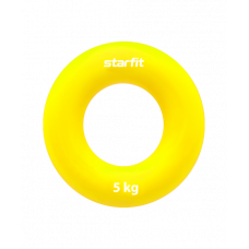 Эспандер кистевой 'Кольцо' STARFIT ES-403, 7 см, 5 кг, желтый