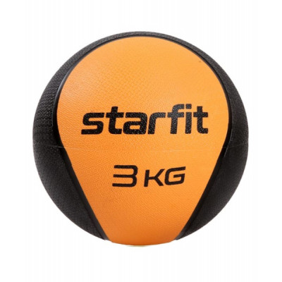 Медбол высокой плотности STARFIT GB-702 3 кг, оранжевый