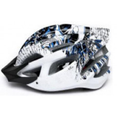 Шлем защитный FSD-HL007 (in-mold) L (54-61 см) сине-белый/600311