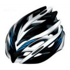 Шлем защитный FSD-HL008 (in-mold) L (54-61 см) сине-чёрно-белый/600313