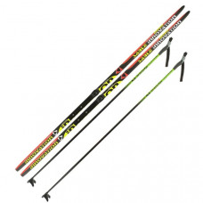 Лыжный комплект STC 205 NNN Step-in с палками (Wax)